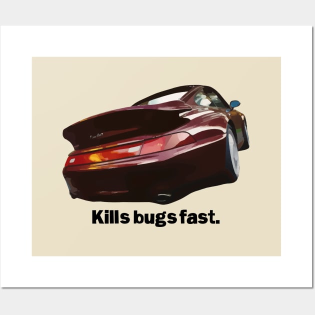 Kills Bugs Fast! Wall Art by IbisDesigns